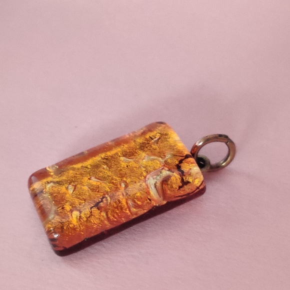 Glass Amber Pendant - Picture 3 of 8